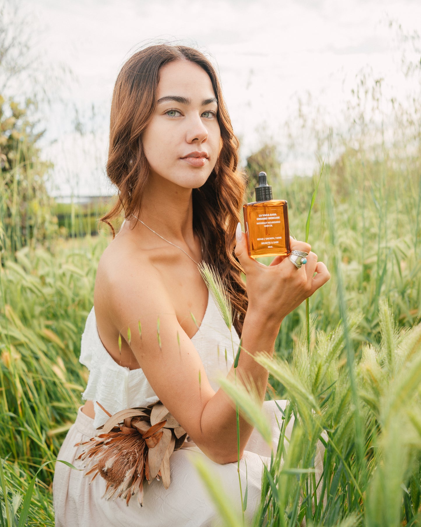 Naturally Nourishing Hair Oil - Brunette & Dark