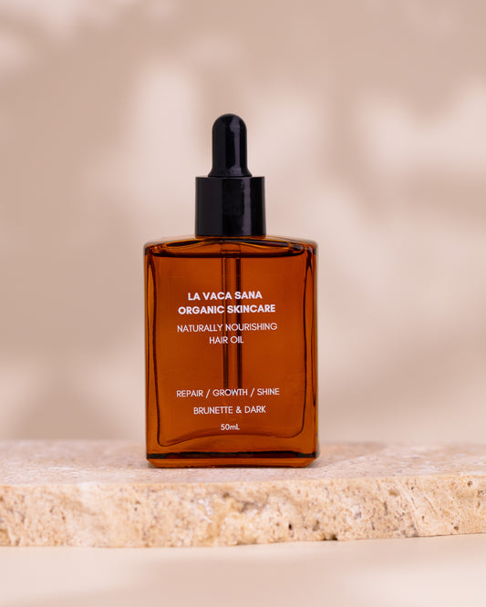 Naturally Nourishing Hair Oil - Brunette & Dark